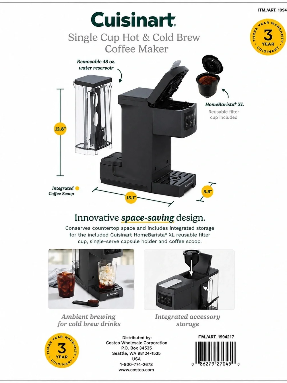 Cuisinart new ss